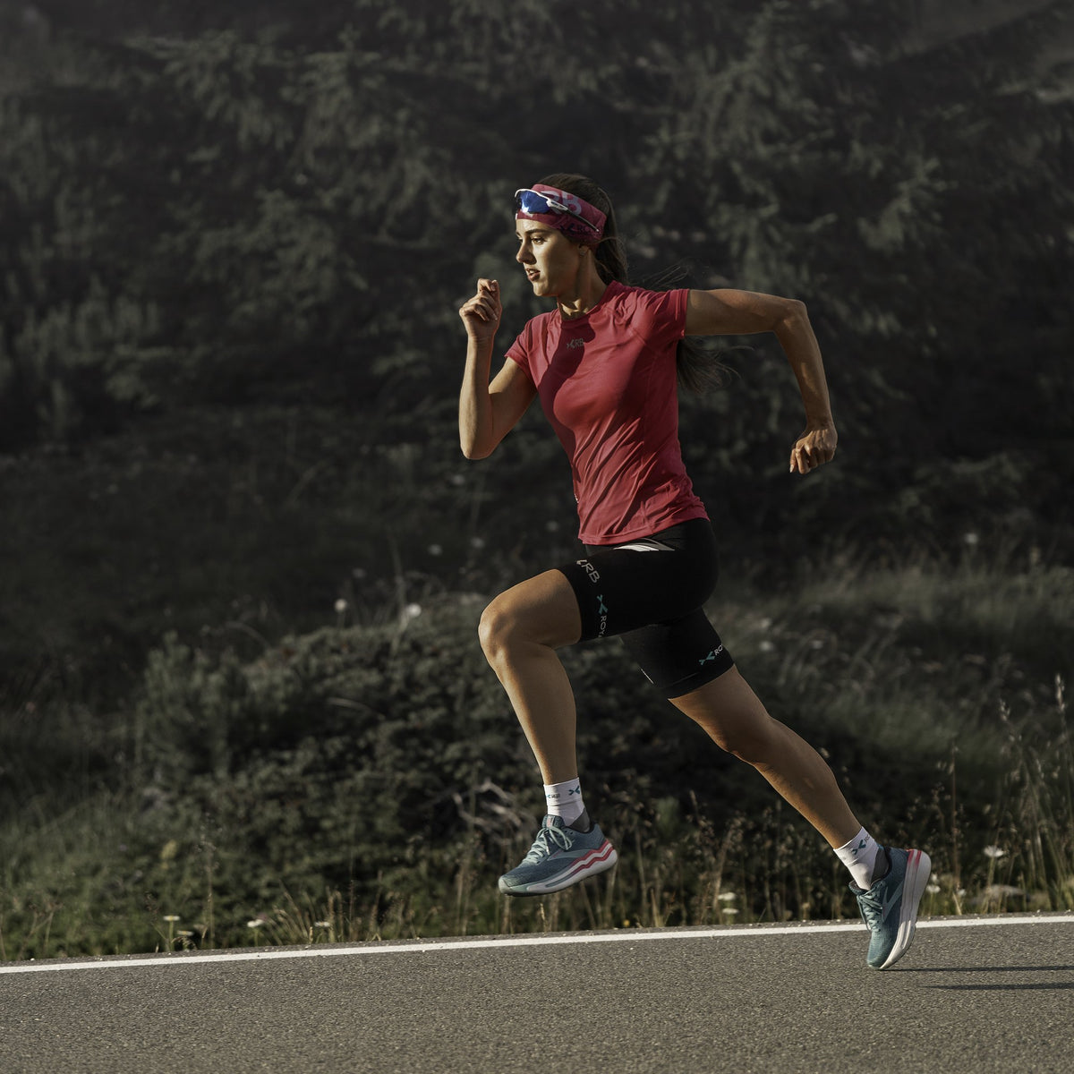 ROYAL BAY Air | Sportovní ponožky High-cut – Bílá – sprint