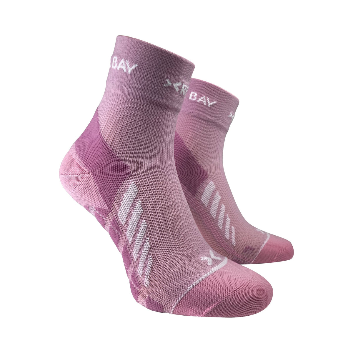 ROYAL BAY Air | Sportovní ponožky High-cut – Pudrová – pohled z boku