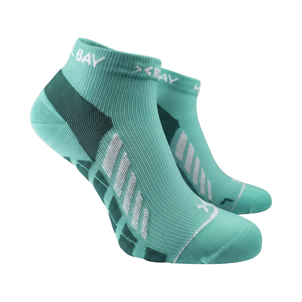 ROYAL BAY Air | Sportovní ponožky Low-cut – Světlá karibská – pohled z boku (ilustrační AI foto)