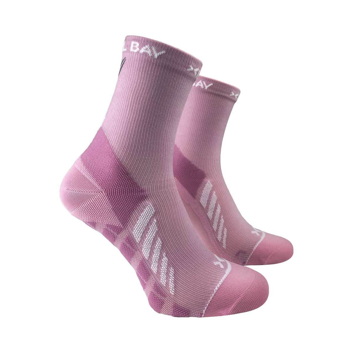 ROYAL BAY Air | Sportovní ponožky Super High-cut – Pudrová – pohled z boku